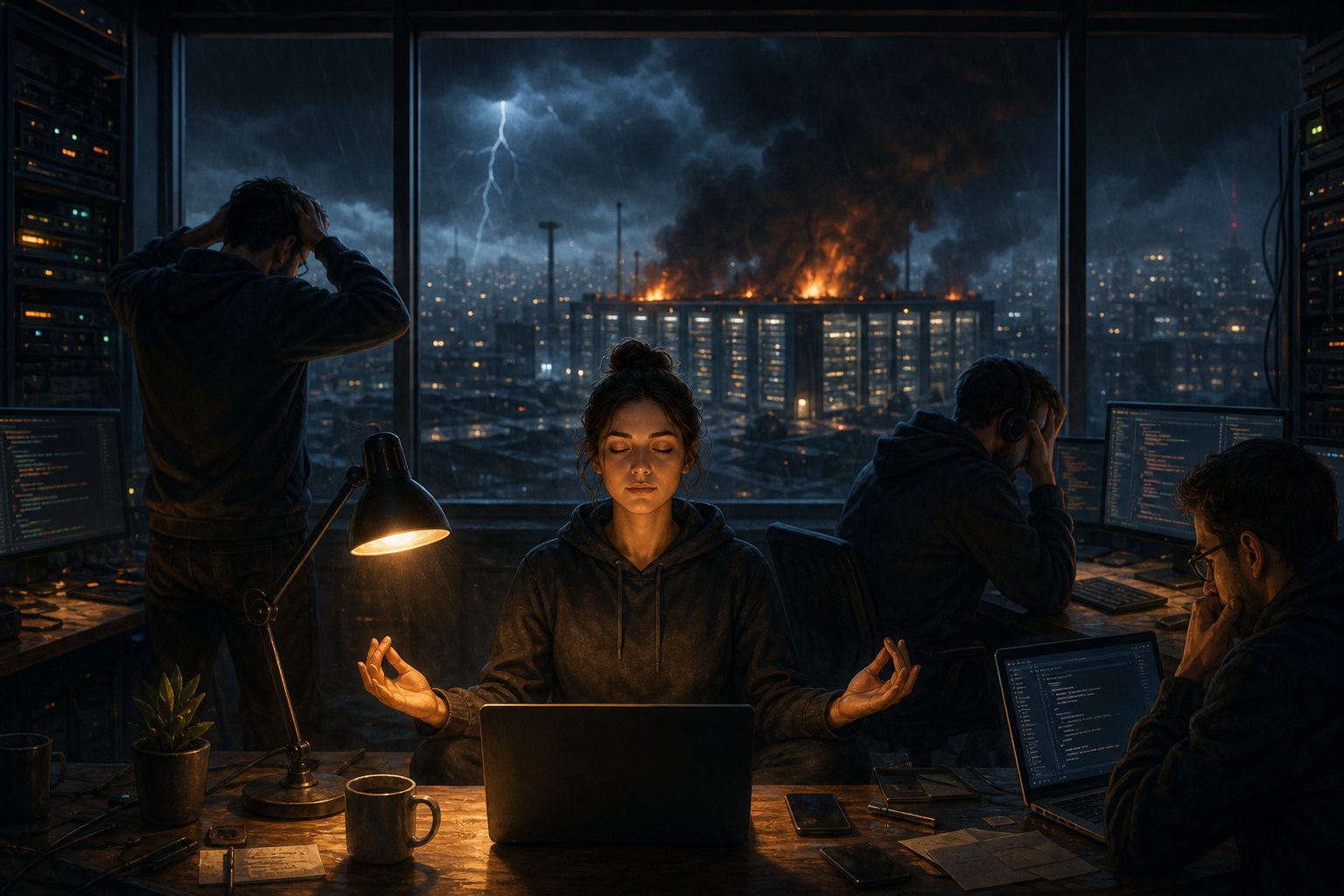 Illustration for When your model provider goes down